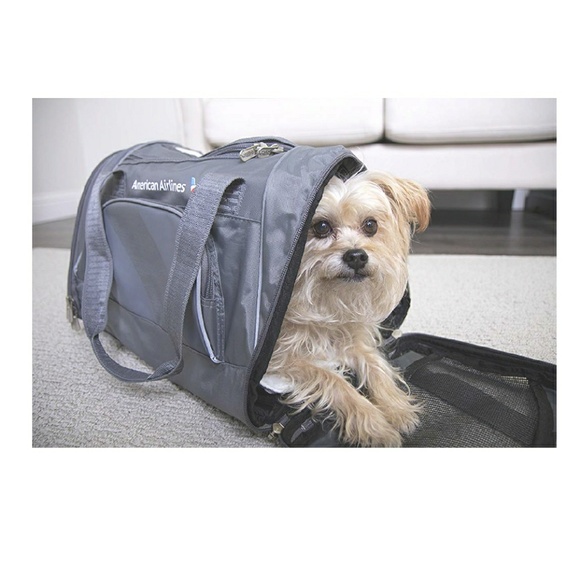 Pet Carrier Airline Approved, Medium, Charc - Picture 3 of 6